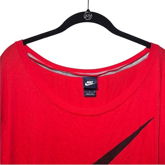 Nike Woman’s Long Sleeve Scoop Neck Round Hem Shirt Size Large - Picture 5 of 7